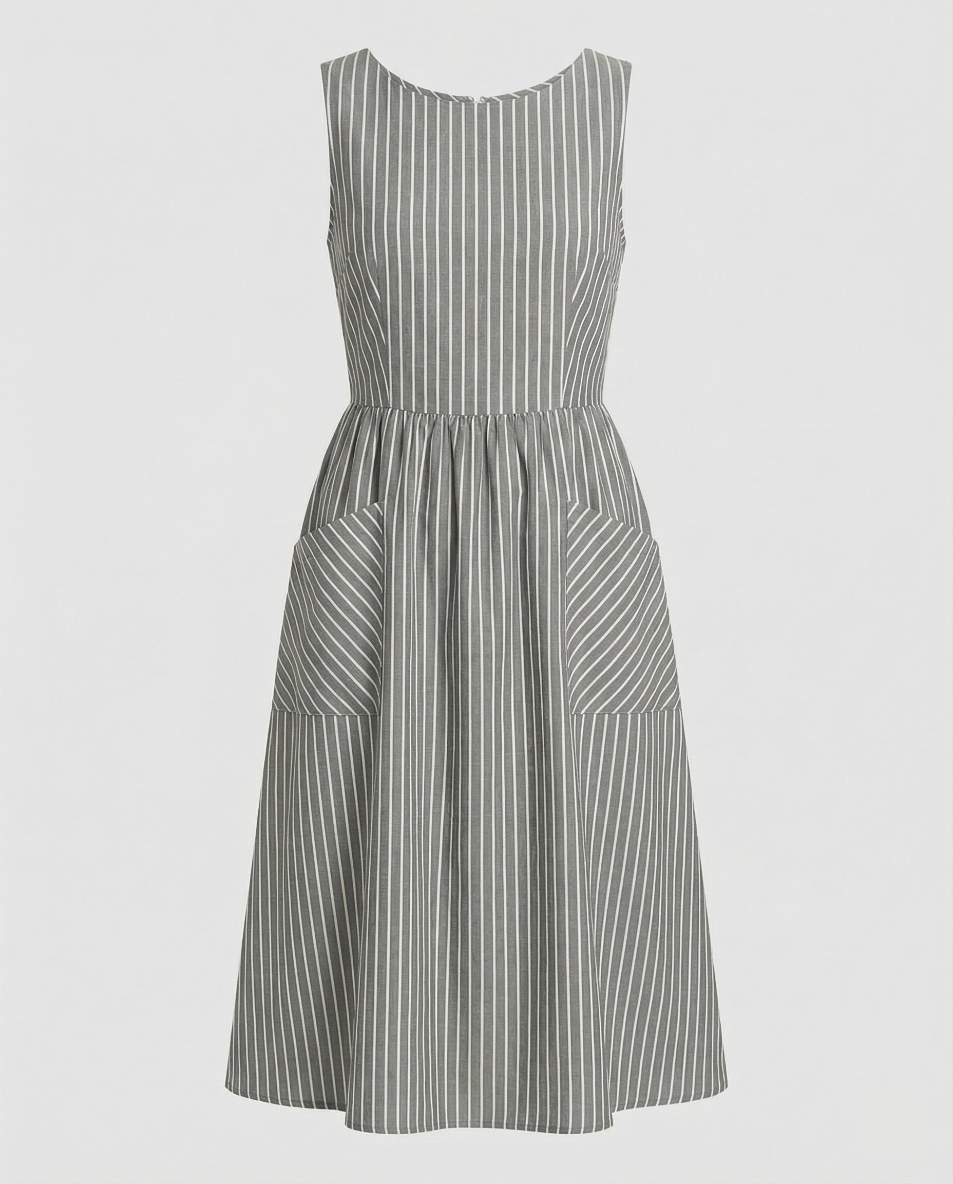 Freizeitkleid Damen Midikleid A-Linie