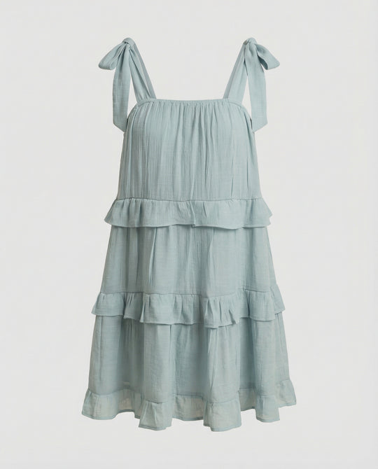 Freizeitkleid Sommer Damen Stufenkleid