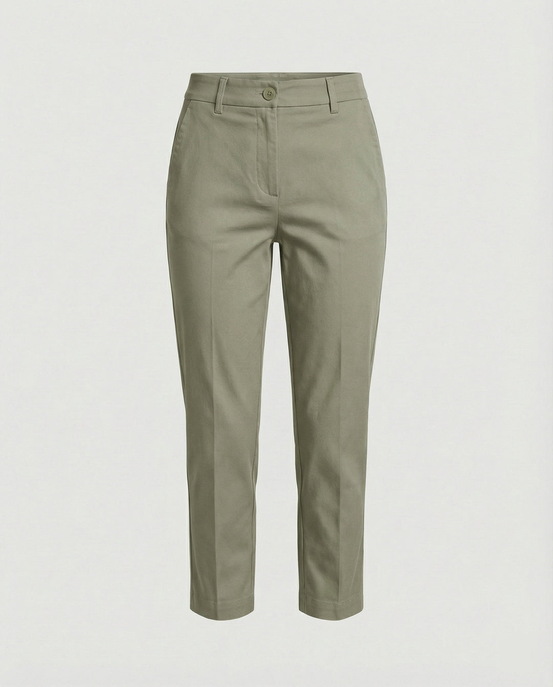 Damen Cropped Stoffhose modisch geschnitten