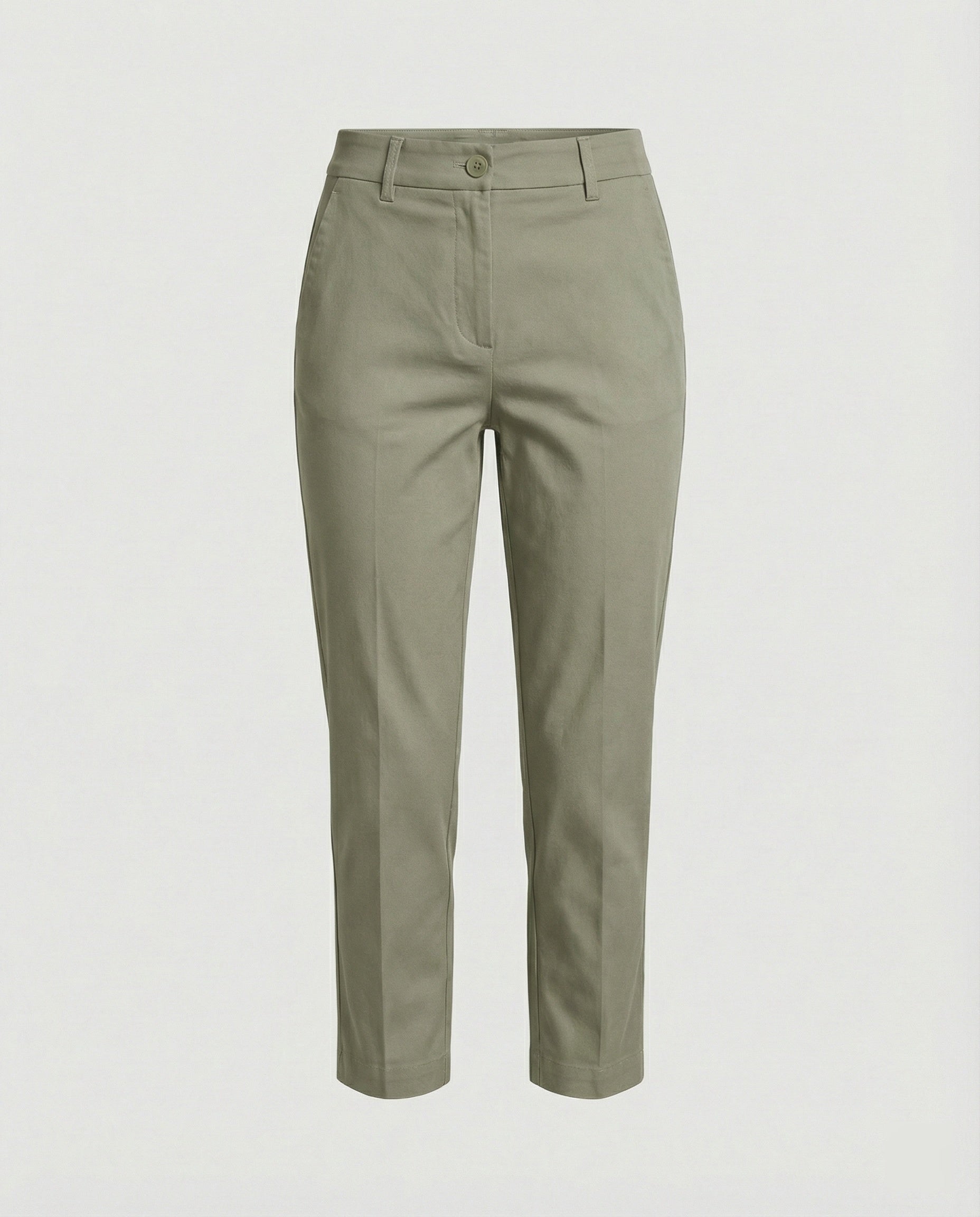 Damen Cropped Stoffhose modisch geschnitten
