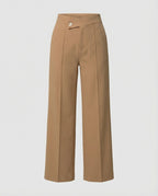 Damen Hochbund Anzughose Damen mit Knopfdetails