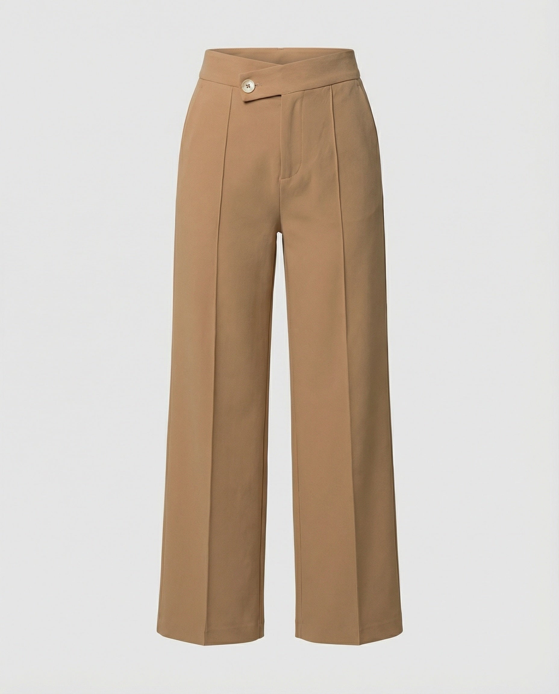 Damen Hochbund Anzughose Damen mit Knopfdetails