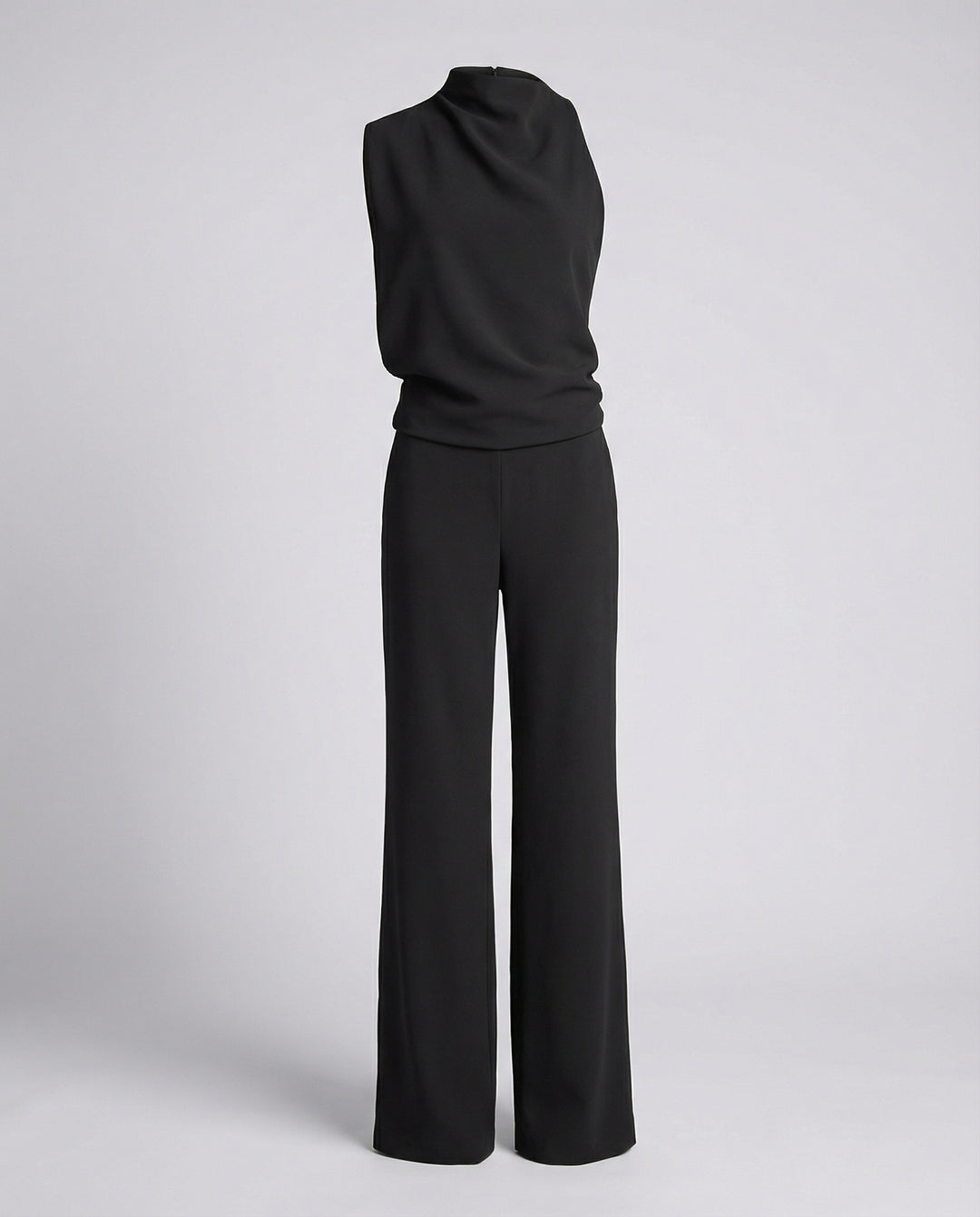 Eleganter Jumpsuit mit Rundhalsausschnitt für Alltag & Besondere Anlässe | R&B