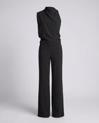 Eleganter Jumpsuit mit Rundhalsausschnitt für Alltag & Besondere Anlässe - R&B