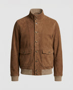Freizeitkleidung Herren Wildlederjacke Bomber
