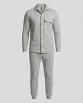 Herren elegantes Freizeitanzug mit modischem Streifenmuster R&B