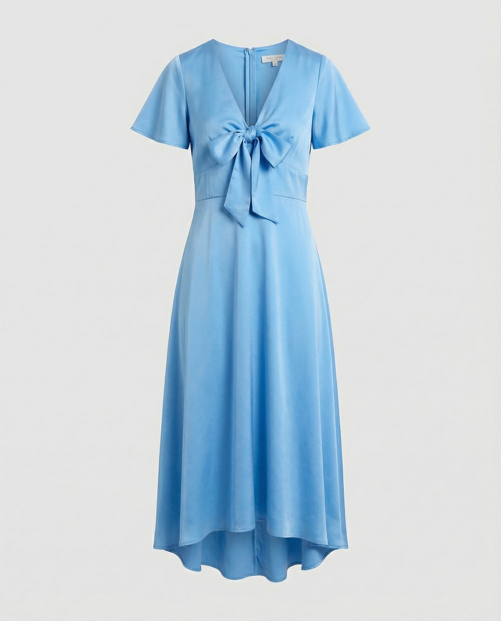 Damen Midikleid elegant Wickeloptik