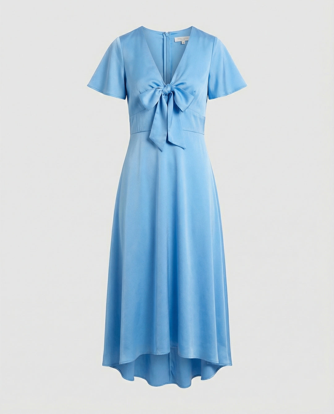 Damen Midikleid elegant Wickeloptik