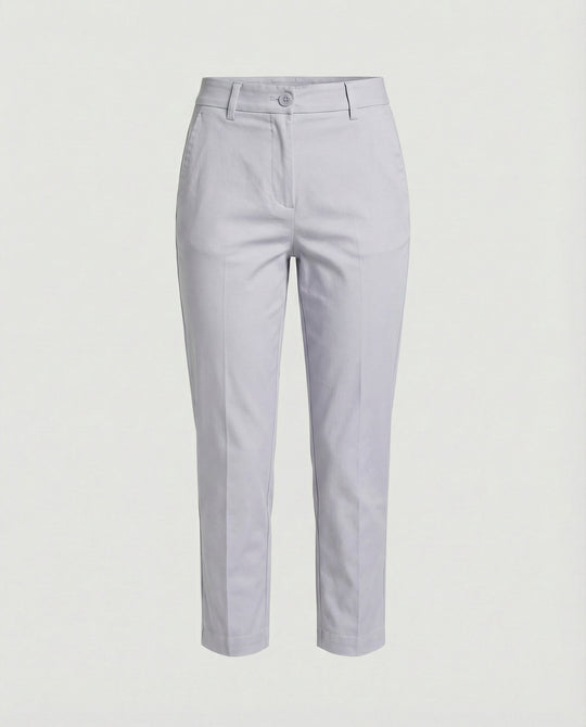 Damen Cropped Stoffhose modisch geschnitten