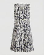 Freizeitkleid Damen Ärmelloses Kurzkleid