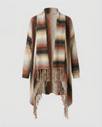R&B | Schick Gestreifte Poncho Weste