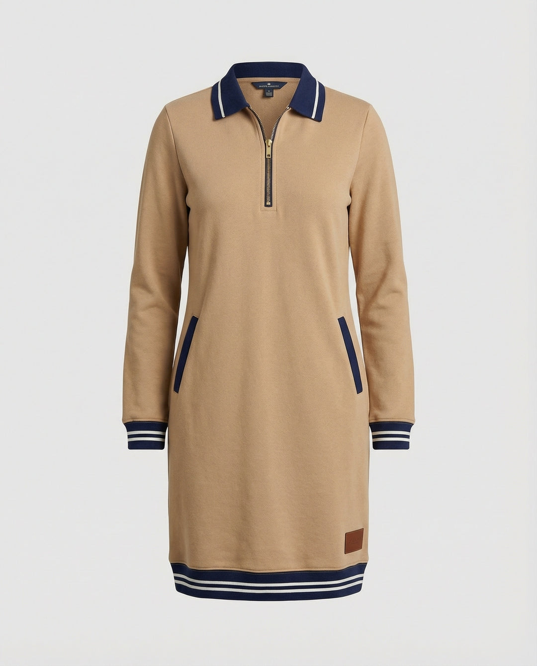R&B | Kleid mit Reißverschluss und Reverskragen
