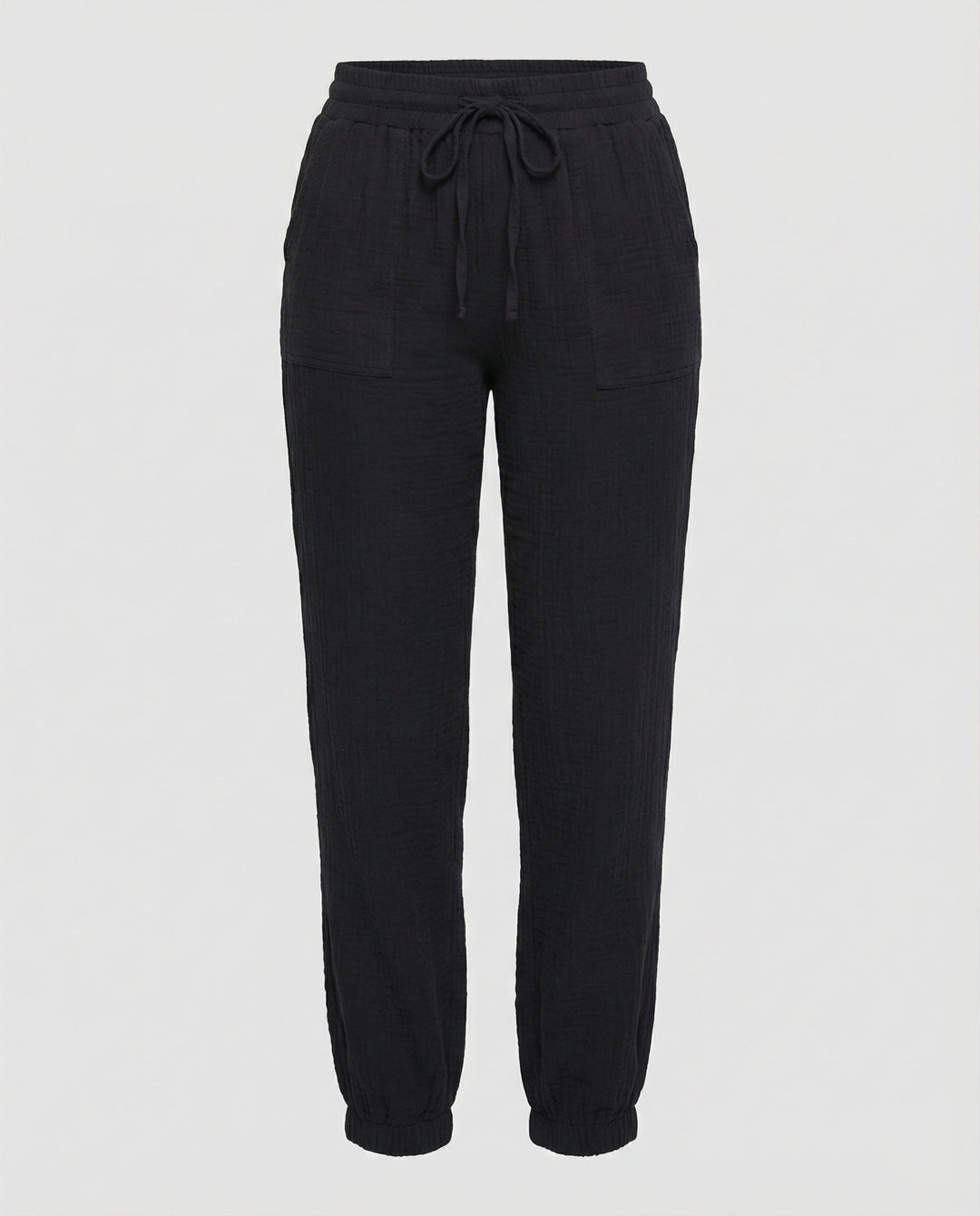Damen luftige Freizeithose mit elastischem Bund und seitlichen Taschen R&B