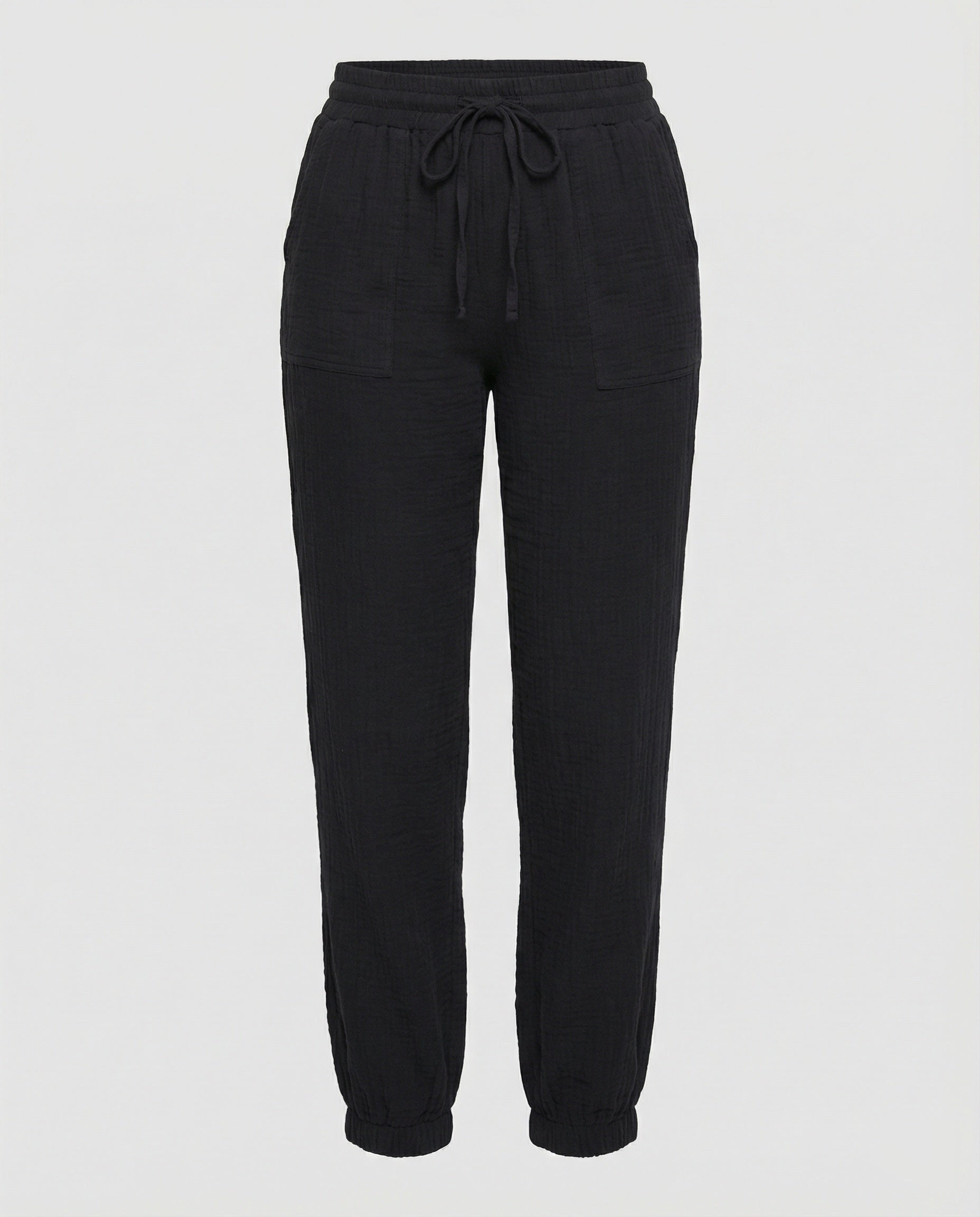 Damen luftige Freizeithose mit elastischem Bund und seitlichen Taschen R&B