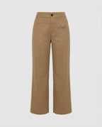 Damen Cropped Jeans weit geschnitten