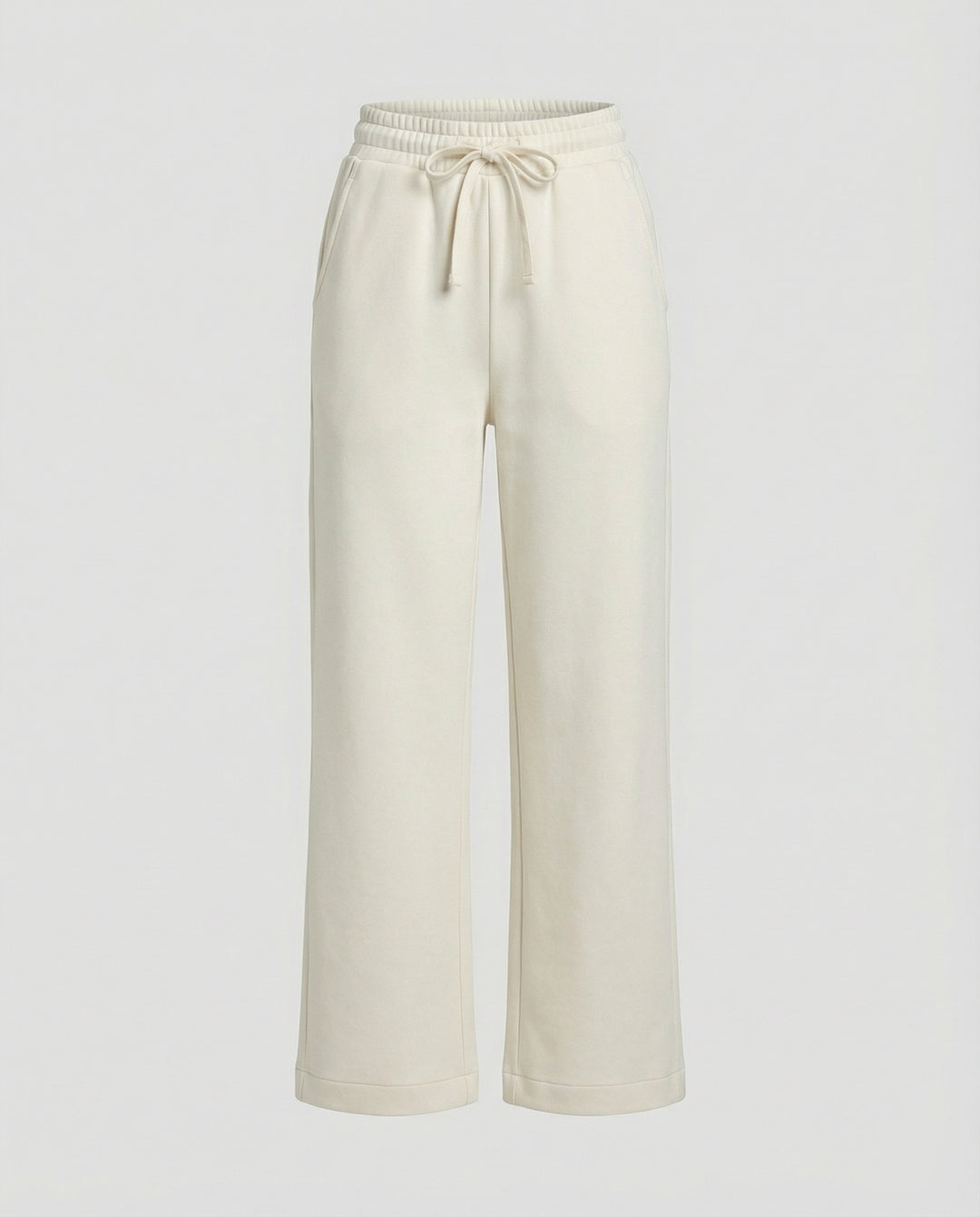 Damen Weite Stoffhose bequem mit elastischem Bund
