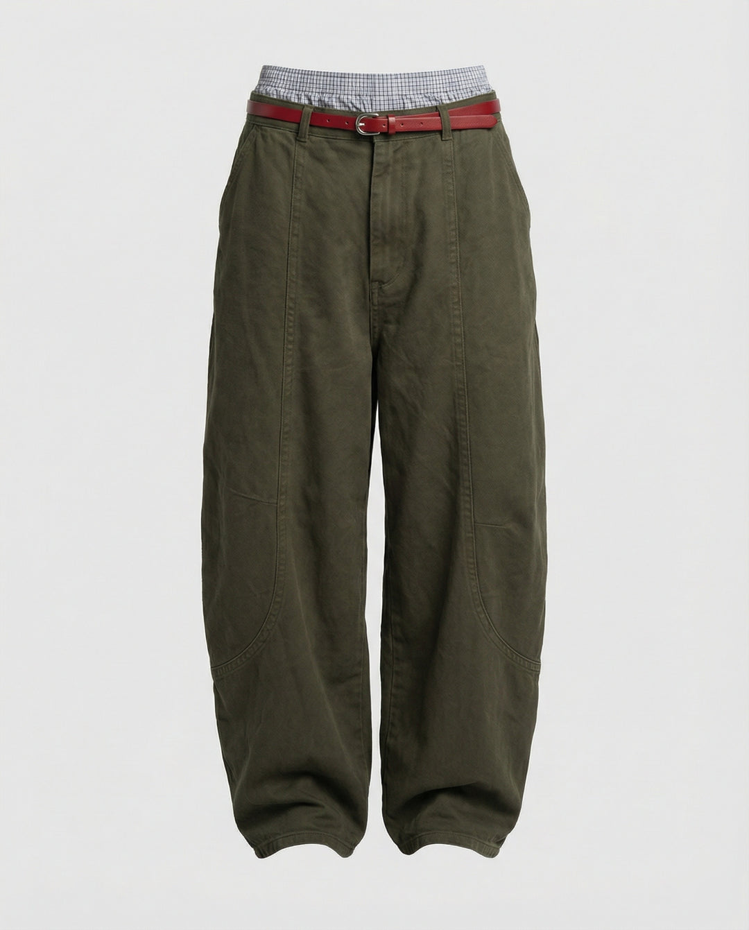 Damen Weite utilitaristische Stoffhose R&B