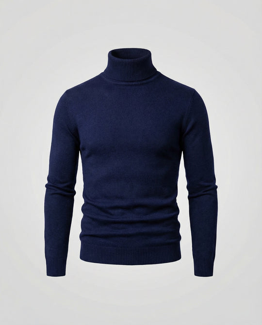 Herren Rollkragenpullover aus weichem Merinowolle R&B