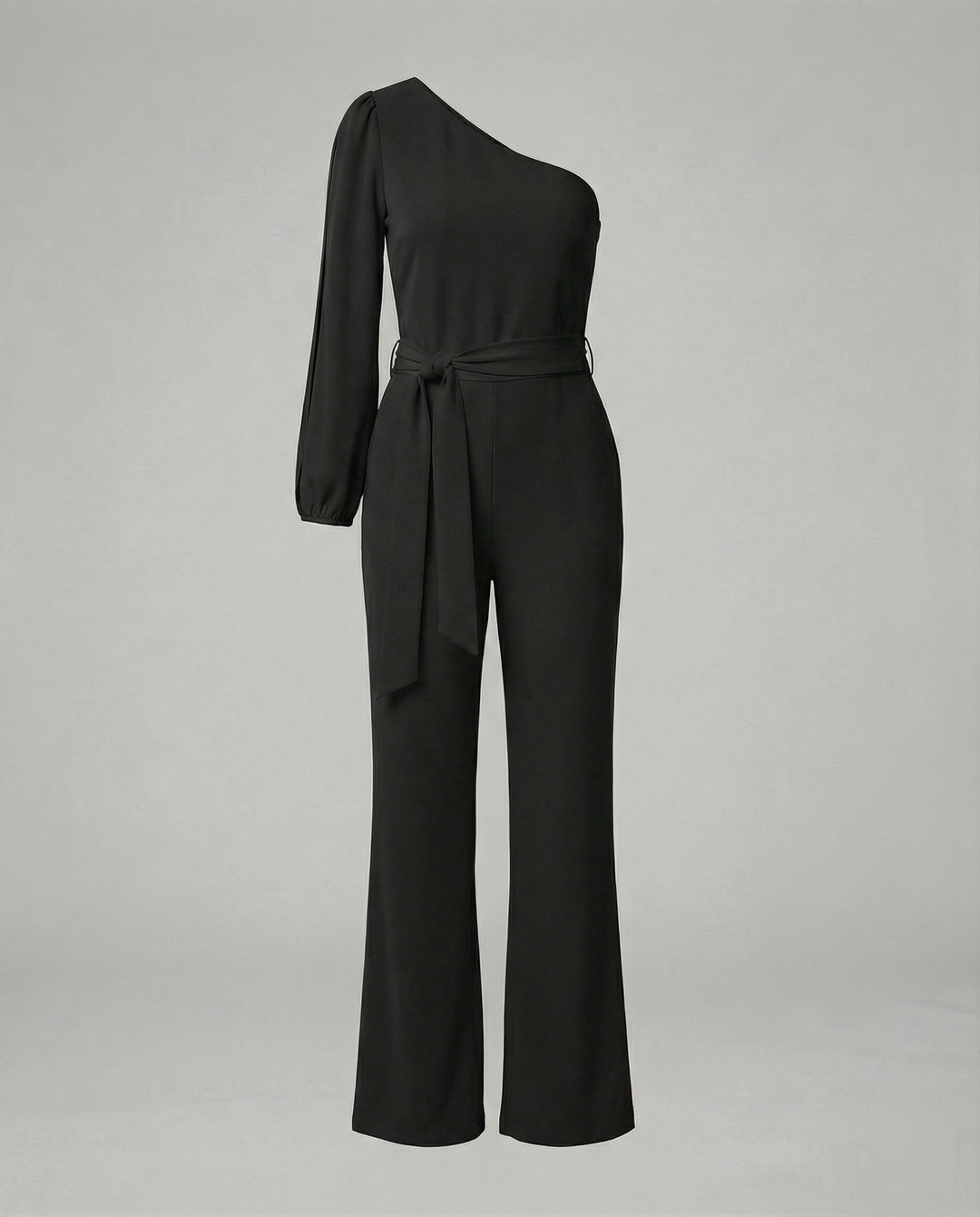 Damen Luxuriöser Overall mit Schleifengürtel & Funkelnden Details | R&B