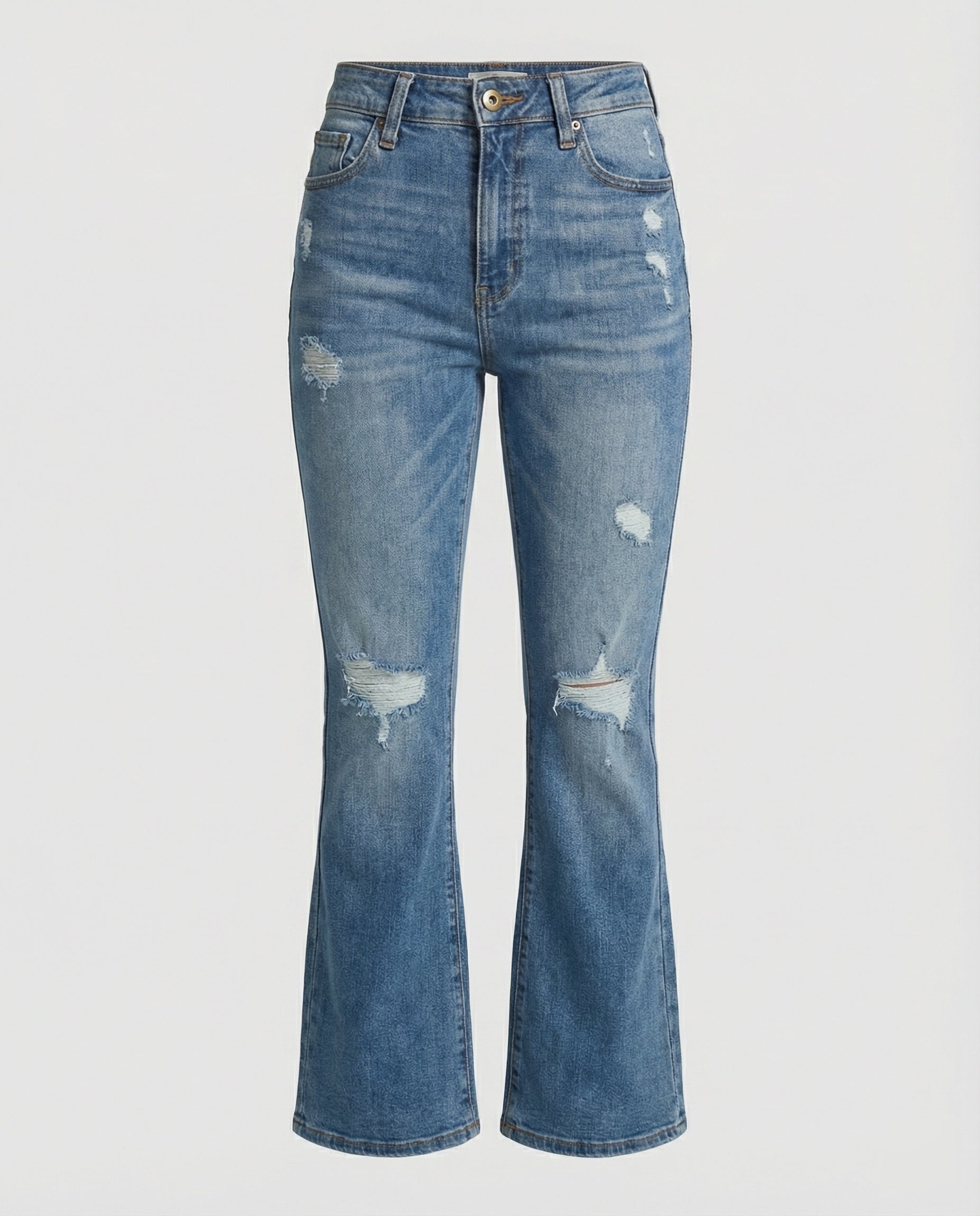 Damen Bootcut-Jeans im Vintage-Stil R&B