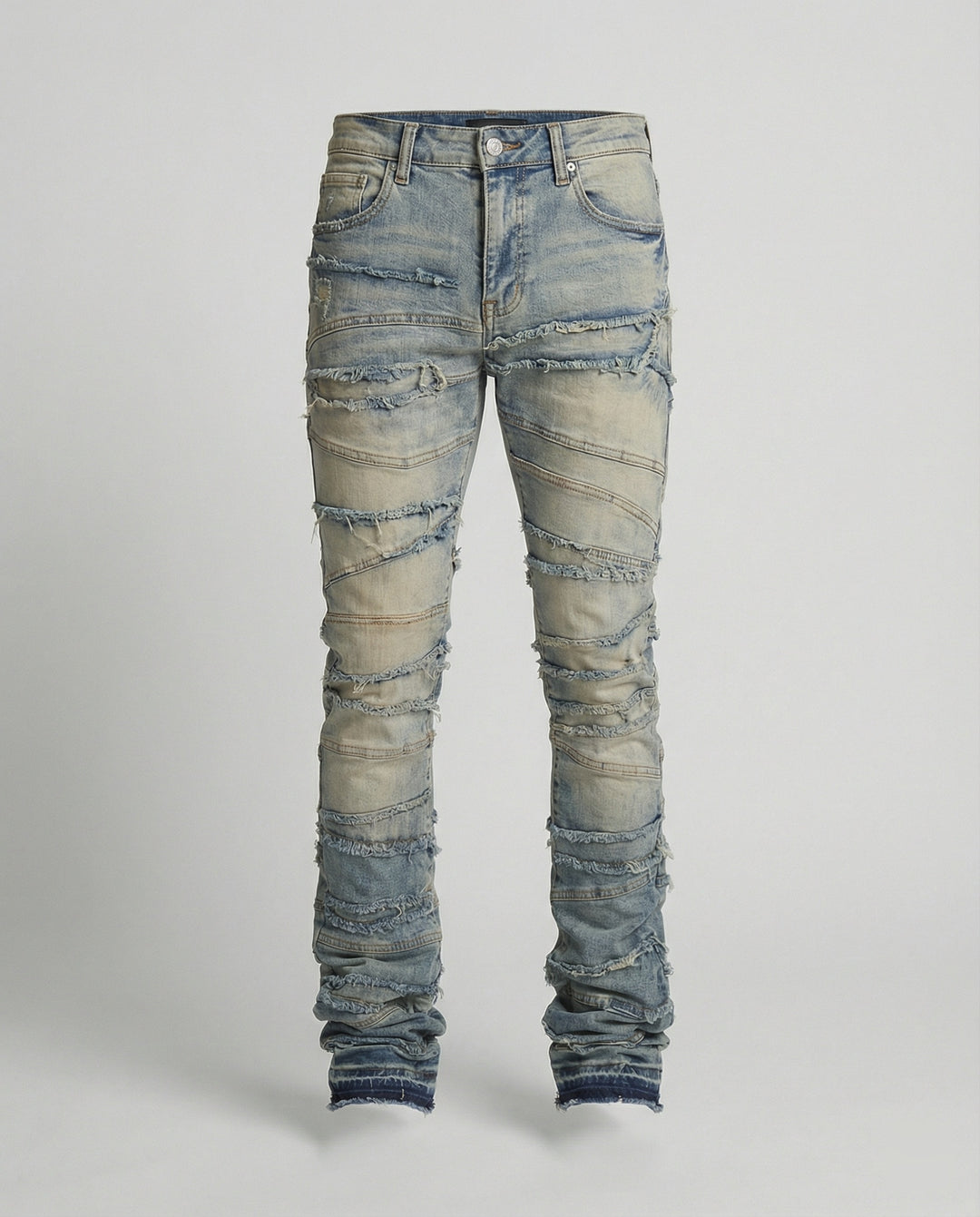 Herren Destroyed Jeans Slim Fit