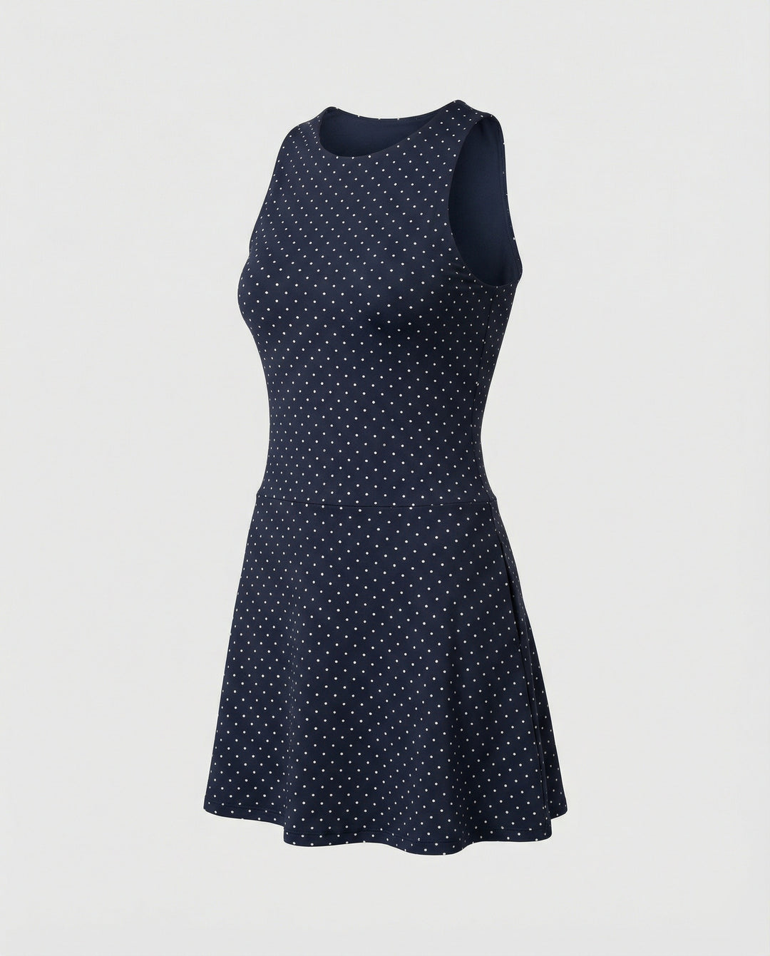 Damen Skaterkleid mit Punktmuster