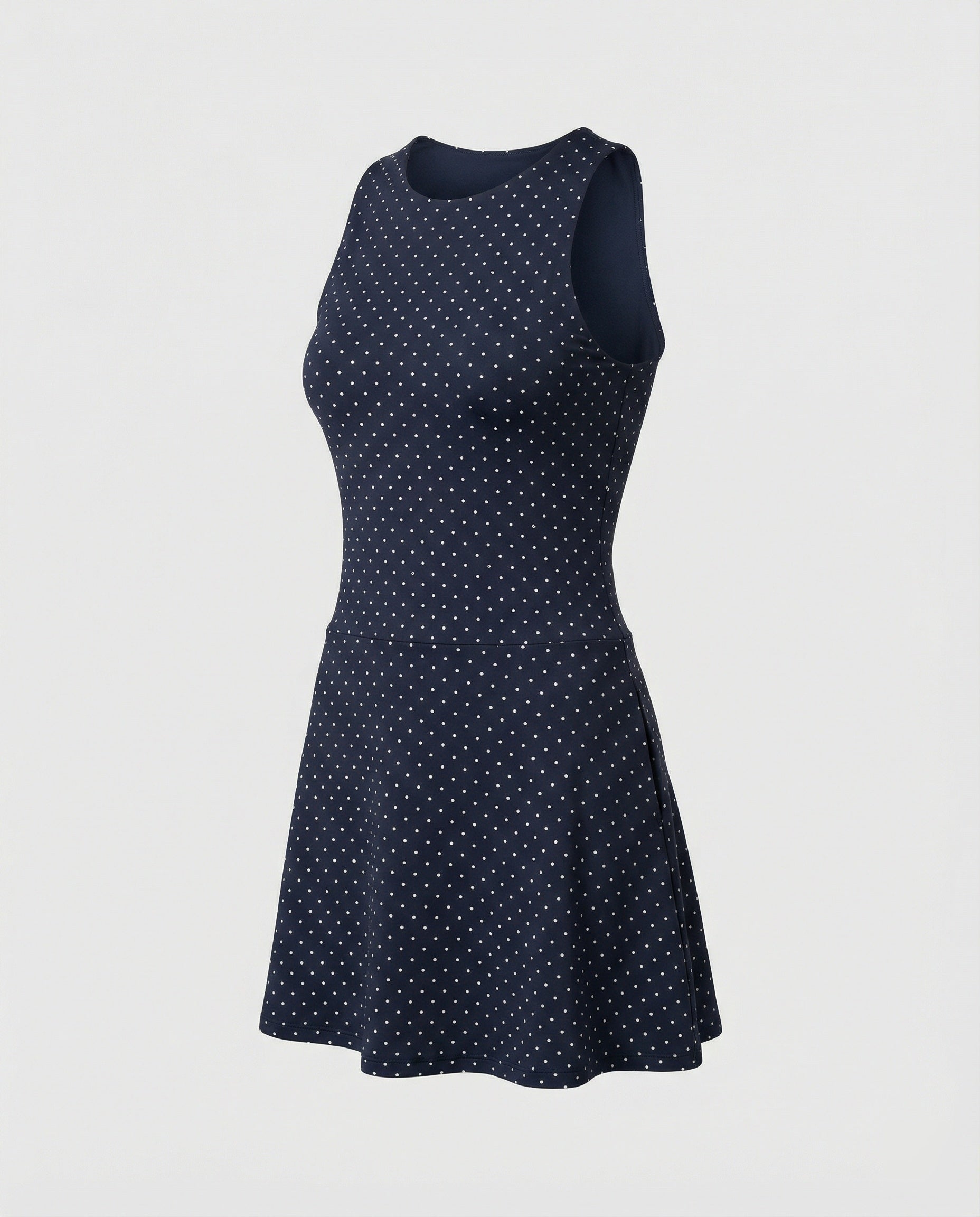 Damen Skaterkleid mit Punktmuster