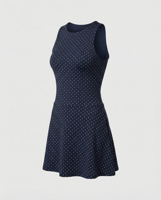 Damen Skaterkleid mit Punktmuster