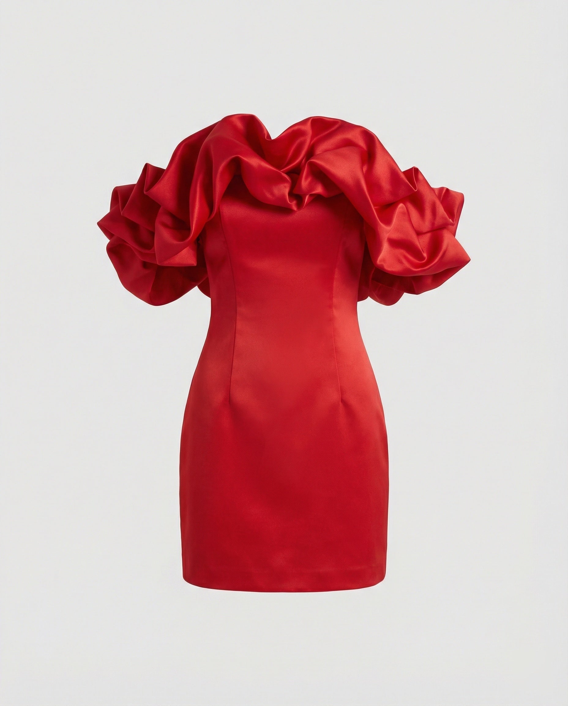 Damen Cocktailkleid schulterfrei elegant