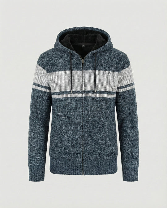 Lässige Herbst Strickjacke Kapuze