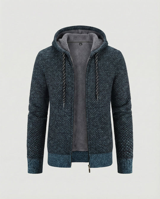 Lässige Herbst Strickjacke Kapuze