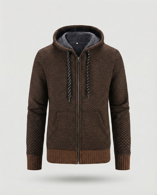Lässige Herbst Strickjacke Kapuze