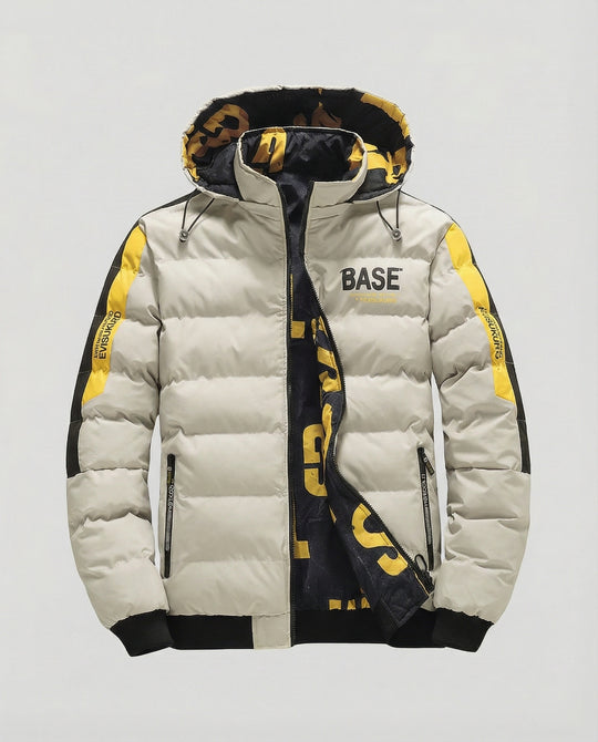 R&B | Warme Daunen Winterjacke für Herren