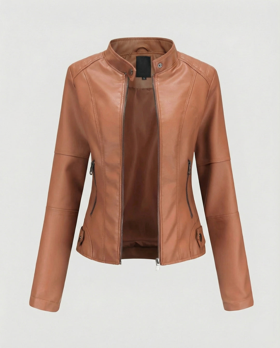 R&B | Luxuriöse Stilvolle Lederjacke für Frauen