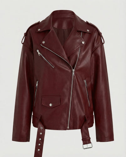 Freizeitkleidung Damen Bikerjacke Vegan