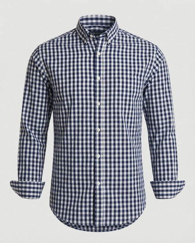 Herren Flanell Langarmhemd Kariert
