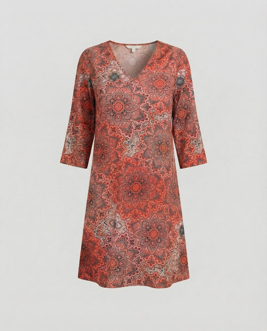 Freizeitkleid Damen Viskose Kleid
