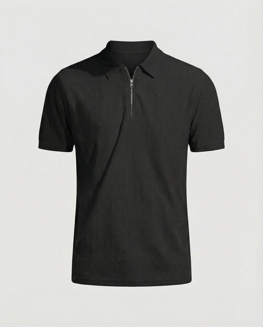 Herren Poloshirt mit Reißverschluss