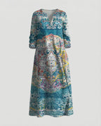 Boho Maxikleid Sommer Damen Taschen