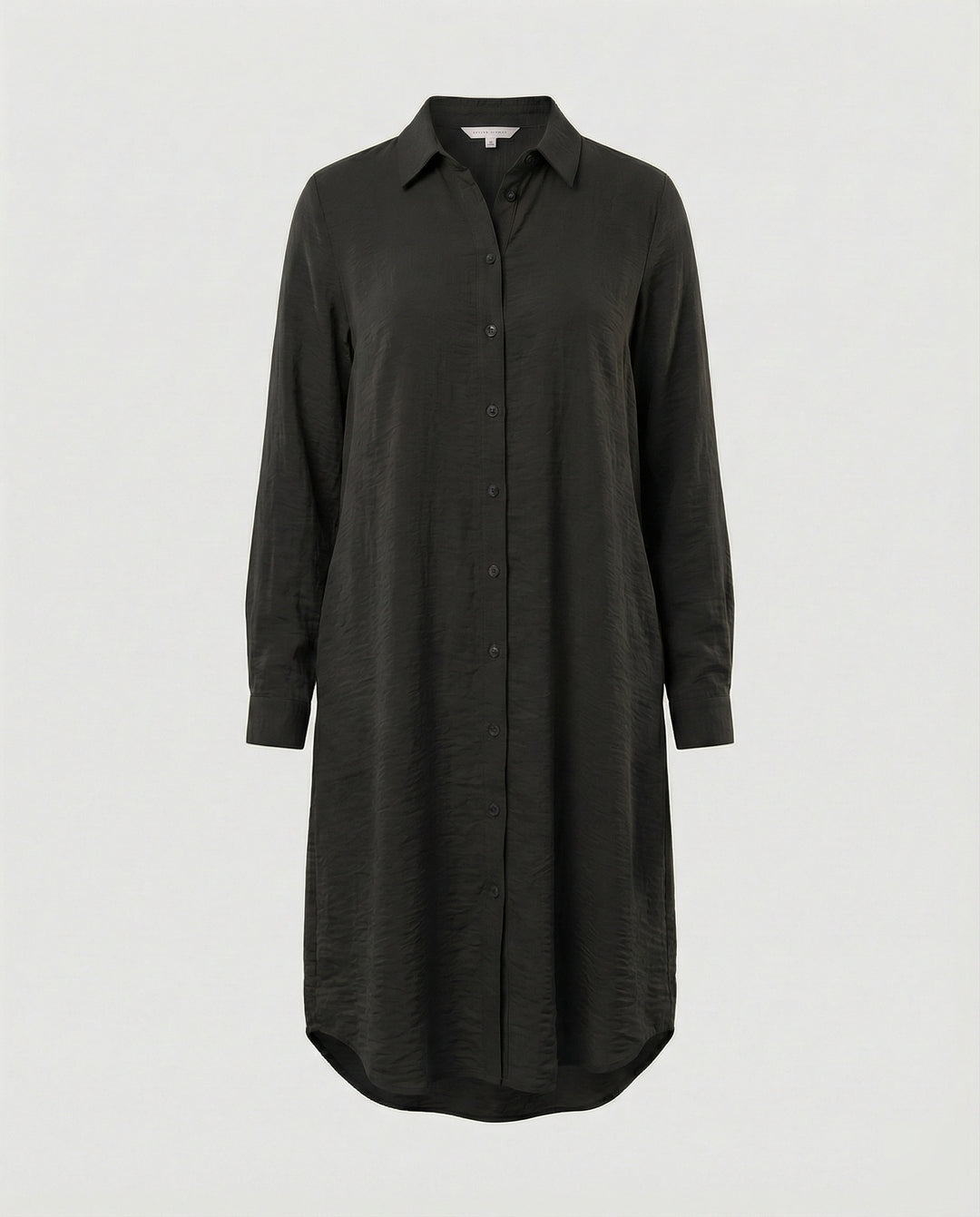 Damen Tunika Kleid lang mit Knopfleiste