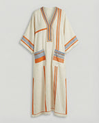 Leinen Kaftan Maxikleid Damen