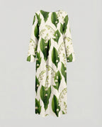 Damen Maxikleid floral mit Taschen