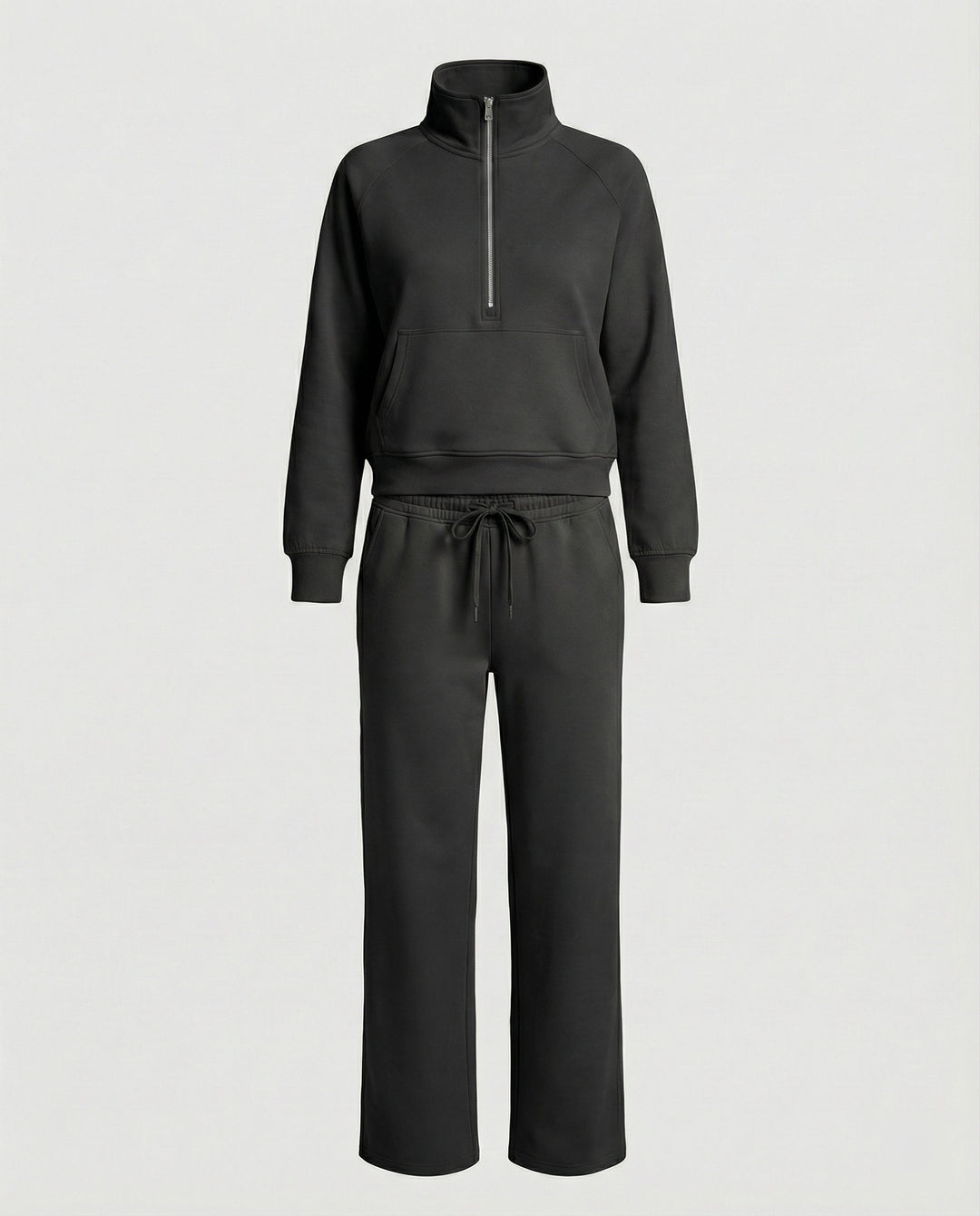 Jogginganzug Damen mit hohem Kragen