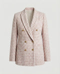 Damen Blazer Tweed Bouclé