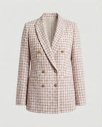 Damen Blazer Tweed Bouclé