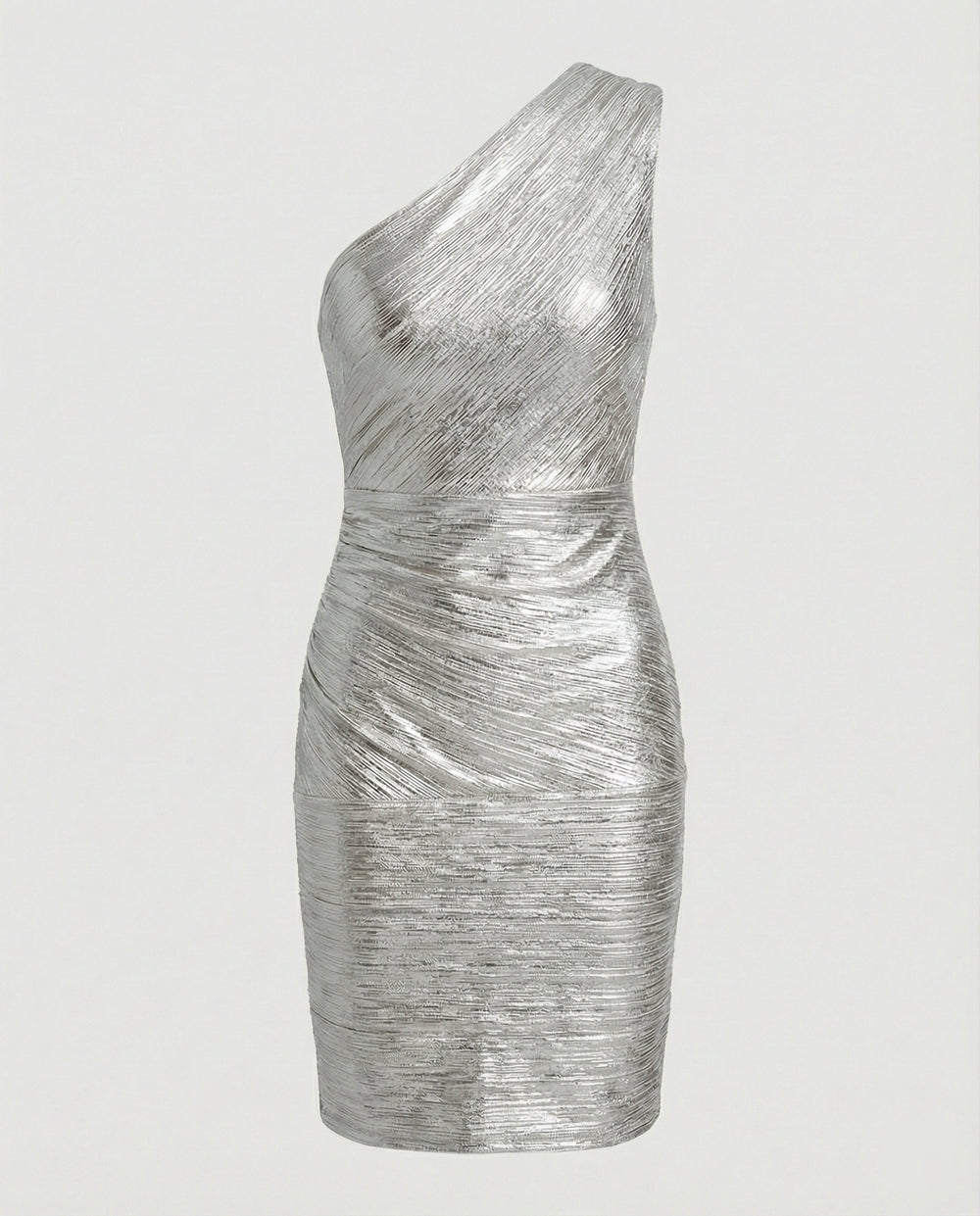 Schulterfreies Bandage Minikleid Damen