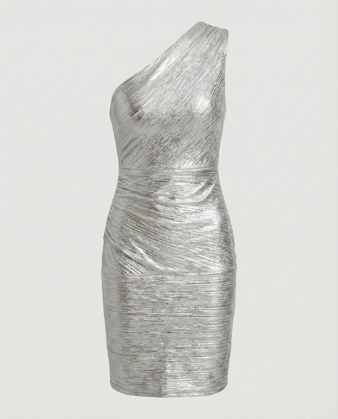 Schulterfreies Bandage Minikleid Damen