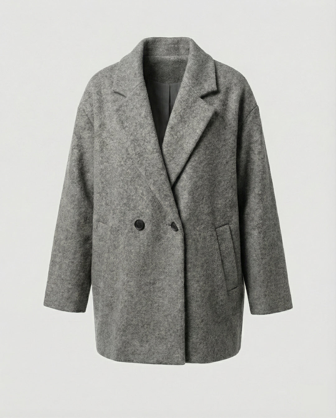 Damen Oversized Wollmantel R&B