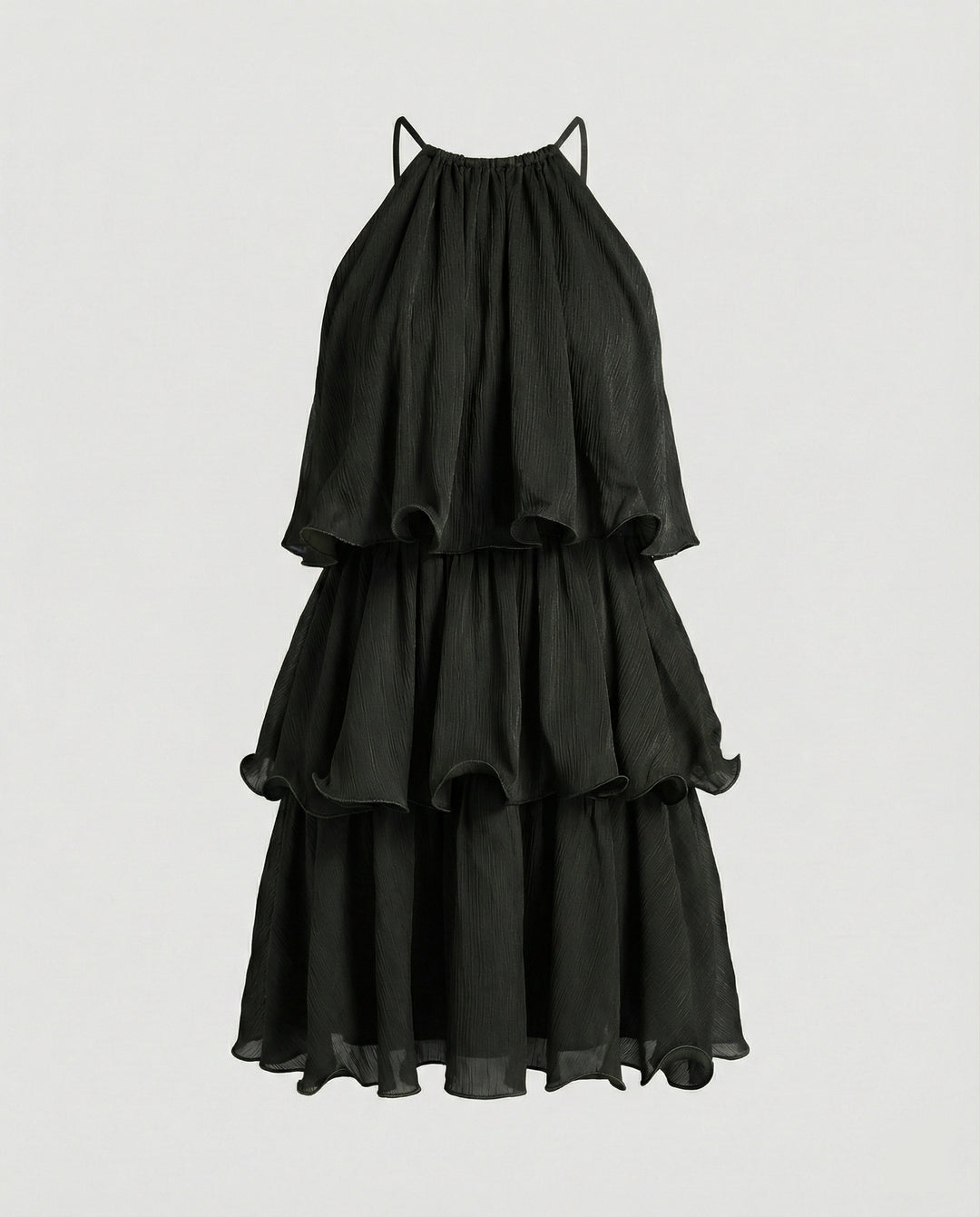 Damen Freizeitkleid Mini hochgeschlossen