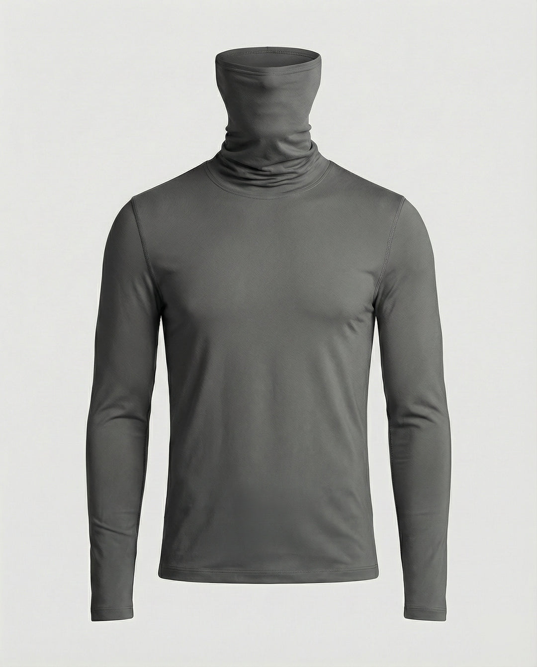 Herren Funktionsshirt mit hohem Kragen und innovativem Feuchtigkeitsmanagement R&B